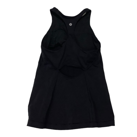 Lululemon Black Racerback Tank Size 6 - Picture 1 of 6
